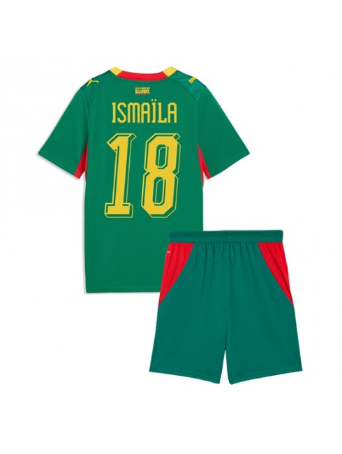 Otroški Nogometna dresi poceni Senegal Ismaila Sarr #18 Gostujoči SP 2026 kompleti Otroški Nogometna dresi poceni Senegal Ismaila Sarr #18 Gostujoči SP 2026 kompleti
