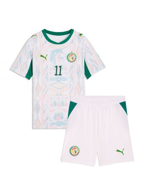 Otroški Nogometna dresi poceni Senegal Nicolas Jackson #11 Domači SP 2026 kompleti 2 Otroški Nogometna dresi poceni Senegal Nicolas Jackson #11 Domači SP 2026 kompleti 2