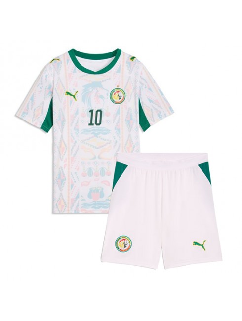 Otroški Nogometna dresi poceni Senegal Sadio Mane #10 Domači SP 2026 kompleti 2 Otroški Nogometna dresi poceni Senegal Sadio Mane #10 Domači SP 2026 kompleti 2