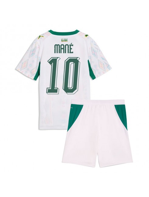 Otroški Nogometna dresi poceni Senegal Sadio Mane #10 Domači SP 2026 kompleti Otroški Nogometna dresi poceni Senegal Sadio Mane #10 Domači SP 2026 kompleti